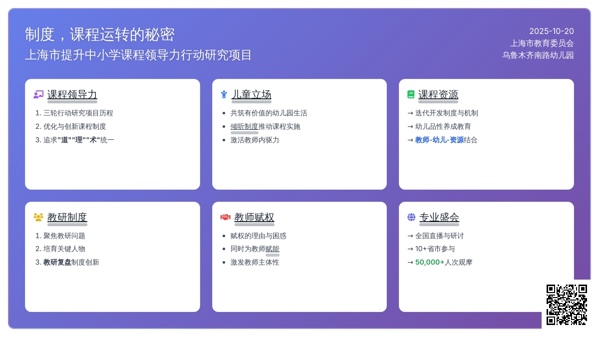 【课程领导】制度，课程运转的秘密