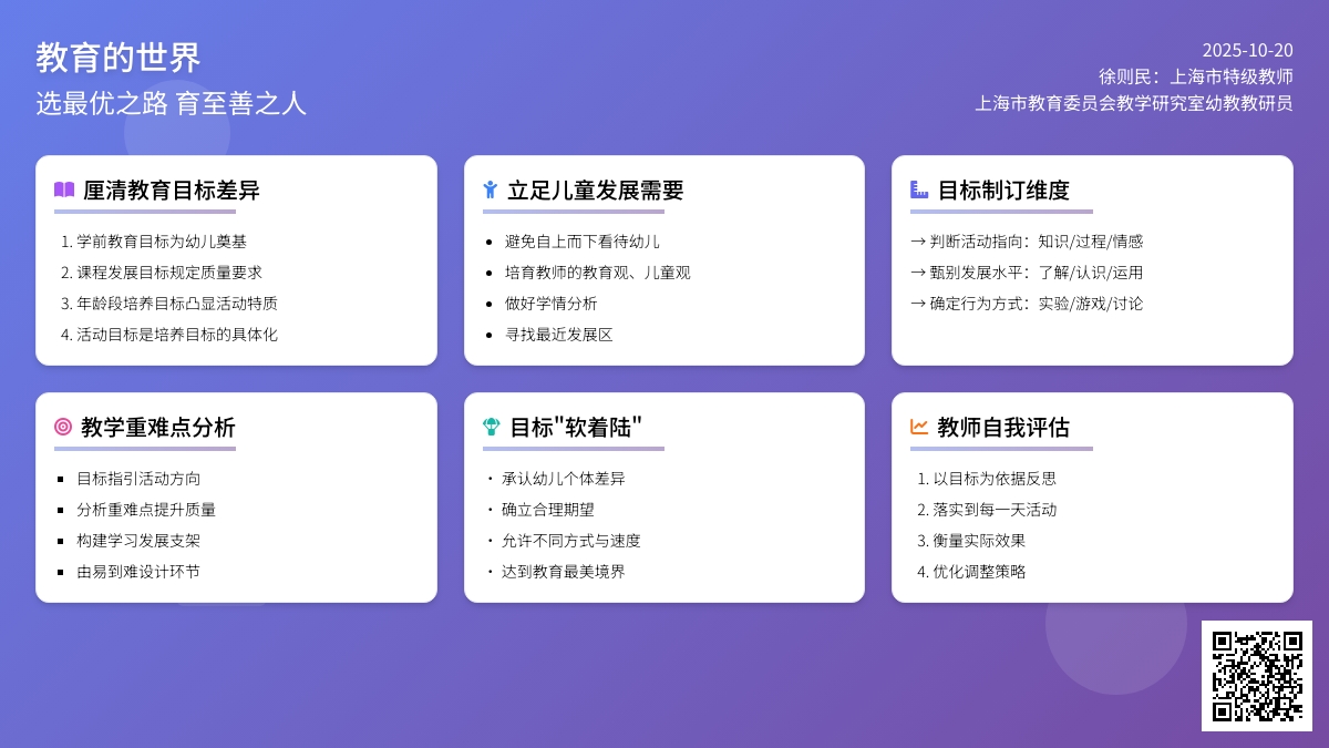 徐则民：如何科学地制订活动目标